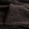 Plus-size Loose-fitting Long-sleeve Womens Casual Lambswool Coat
