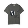 Travel Couple T-Shirt — "Different Places, Same Soul" Globe & Plane Tee