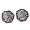 High grade mechanical watch movement shirt cuff link