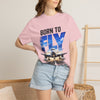 Born to Fly T-Shirt — Airplane Graphic Tee, "Sky Is Not The Limit" Aviation Pilot Shirt