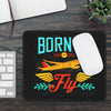 Born to Fly Gaming Mouse Pad — Pilot Airplane Desk Mat