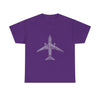 Aviation Word-Art Airplane T‑Shirt — Pilot & Travel Crew Gift