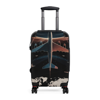 Vintage Airplane Suitcase - Travel Luggage for Aviators
