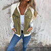 Fashion Denim Patchwork Jacket Casual Hooded Zipper Jacket Women's Clothing
