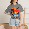 Let's Go Somewhere New T-Shirt - Retro Beach Sunset Travel Tee