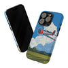 Vintage Airplane Phone Case | Tough Cases, Aviation Gift, Pilot Accessory, Cloud Design, Unique Phone Cover