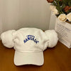Unique And Adorable Letter-embroidered Thai Sauna Hat