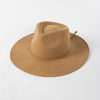 Ribbon Bow Fashion Casual Crown Top Wool Jazz Hat