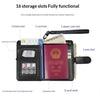 Genuine Leather Passport Holder AndBag Anti-loss And Anti-scan