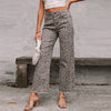 Women's European And American Personalized High Waist Frayed Jeans