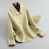 Women's Loose Large Size Autumn And Winter Thickening Double-sided Woolen New Coat