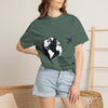 Travel Couple T-Shirt — "Different Places, Same Soul" Globe & Plane Tee