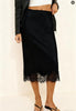 Women's Lace Patchwork Color Block Skirt
