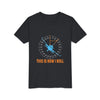 Youth Tee — 'This Is How I Roll' Airplane Speedometer Design