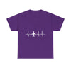 Plane Heartbeat T-Shirt — Pilot Aviation Flight Crew Tee