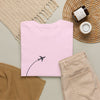 Travel Tee — “Where to next?” Airplane Graphic T‑Shirt