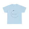 Travel Tee — “Where to next?” Airplane Graphic T‑Shirt