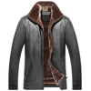 Winter New Plush And Thickened Pu Fur Father's Clothes