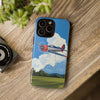 Vintage Airplane Phone Case | Tough Cases, Aviation Gift, Pilot Accessory, Cloud Design, Unique Phone Cover