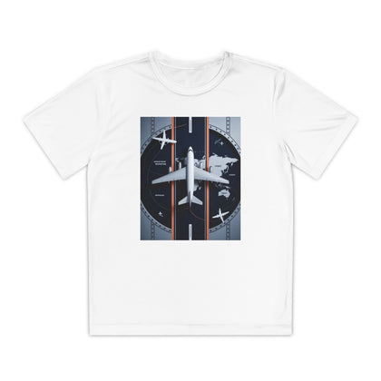 Youth Aviation Graphic Tee - Perfect for Travel Lovers
