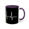 Pilot Heartbeat Coffee Mug — Airplane ECG Travel Lover Gift (11/15oz)