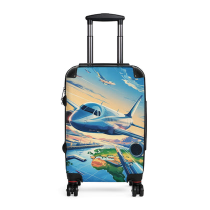 AeroTravel Suitcase - Stylish Luggage with Airplane Design for Adventurers
