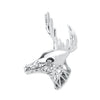 Christmas Auspicious Deer Head Brooch Ornament