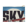 Sky Traveler Accessory Pouch - Vintage Airplane Design, Perfect for Travel and Adventure Lovers