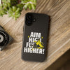 Dynamic Phone Case with Motivational Design - Aim High, Fly Higher!