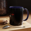 Aviation Jet Mug — Red Leader Flight Trail Coffee Cup (11/15oz)