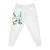 Adventure-Ready Athletic Joggers with Fun Travel Design