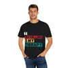Travelling is My Therapy Unisex Garment-Dyed T-Shirt