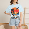 Let's Go Somewhere New T-Shirt - Retro Beach Sunset Travel Tee
