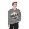 Retro-Inspired Graphic Sweatshirt, Casual Wear, Gifts for Him/Her, Comfortable Lounge Sweatshirt, Vintage Style Apparel