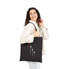 Airplane Formation Canvas Tote — Red Lead Plane Graphic Cotton Tote