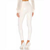 Sexy Slim-fit Cropped Leather Pants