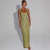 Fitted Off The Shoulder Sequin And Rhinestone Bodycon Dress