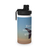 Inspirational Stainless Steel Water Bottle | Motivational Gym Hydration Gear, Travel Companion, Fitness Gift, Outdoor Adventure