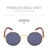Men's Metal Round Frame Retro Sunglasses