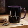 Pilot Heartbeat Coffee Mug — Airplane ECG Travel Lover Gift (11/15oz)
