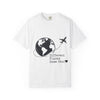 Travel Couple T-Shirt — "Different Places, Same Soul" Globe & Plane Tee