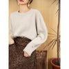 Woolen A- Line Skirt Thickened Belly Covering Big Hem Umbrella Skirt
