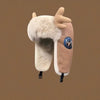 Women's Winter Plush Thickened Warm Deer Antler Hat