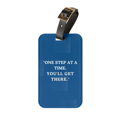 Inspirational Luggage Tag - Travel Quote Tag for Wanderlust Lovers, Personalized Baggage Identifier, Gift for Travelers, ''One Step at [...]