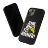 Dynamic Phone Case with Motivational Design - Aim High, Fly Higher!