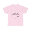 Love at First Flight T‑Shirt – Travel Plane Heart Tee