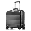 Waterproof aluminum frame rod password box 18 inch wear-resistant men's business travel universal wheel aluminum frame small box girl