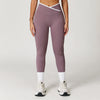Nude Feel Skinny Yoga Pants Cross High Waist Contrast Color Women
