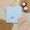 Travel Tee — “Where to next?” Airplane Graphic T‑Shirt