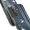 Aviation Clear Phone Case - Airplane Design, Travel Accessory, Unique Gift, Phone Cover, Aviation Enthusiast, Air Travel Lover